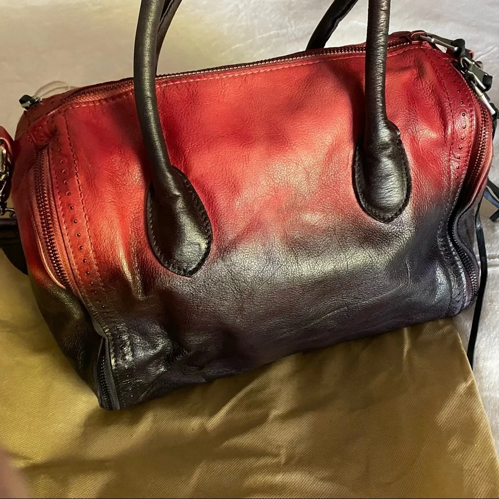 Old Trend hand painted ombre satchel - Picture 16 of 16